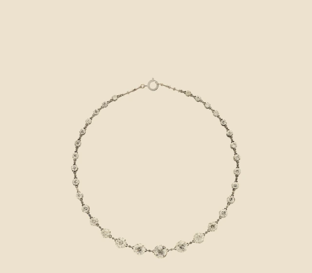 Rivière de diamants de taille ancienne